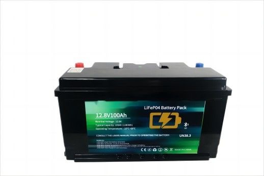 Batería de litio profunda del ciclo LifeP04 del CV del cc 12.8V ligero 100ah multiusos