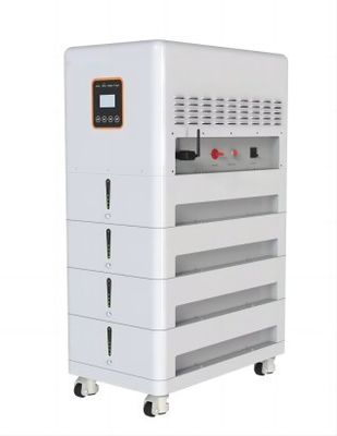 Batería de litio del soporte de estante LFP UPS 20.48KWH trifásico para el hogar