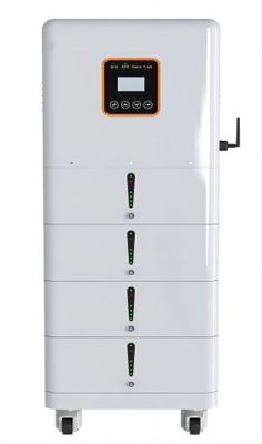 Batería de litio del soporte de estante LFP UPS 20.48KWH trifásico para el hogar