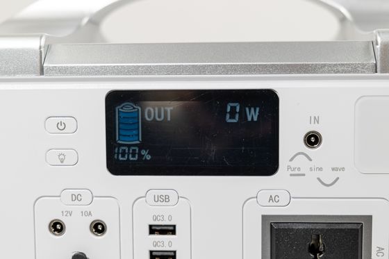 No hay efecto de memoria Estación de energía portátil de onda senoidal pura con sistema de almacenamiento de energía aprobado por ROHS para el hogar