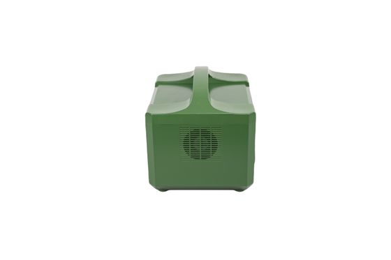 Carga inalámbrica sin interrupción portátil de energía solar con caja de plástico verde para el sistema de respaldo UPS