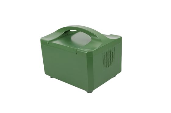 Carga inalámbrica sin interrupción portátil de energía solar con caja de plástico verde para el sistema de respaldo UPS