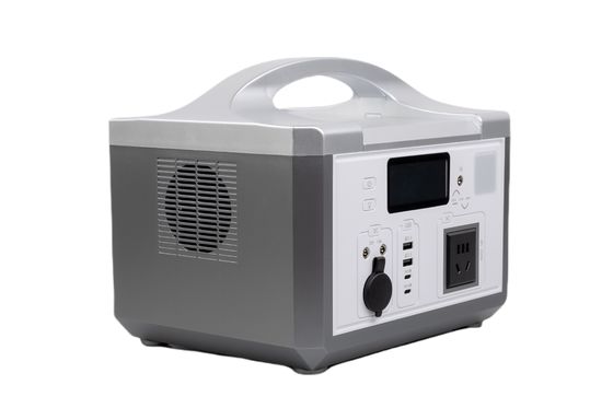 Luz LED / Luz SOS 300W Fuente de alimentación de energía exterior con carga inalámbrica Banco de energía solar portátil para senderismo al aire libre