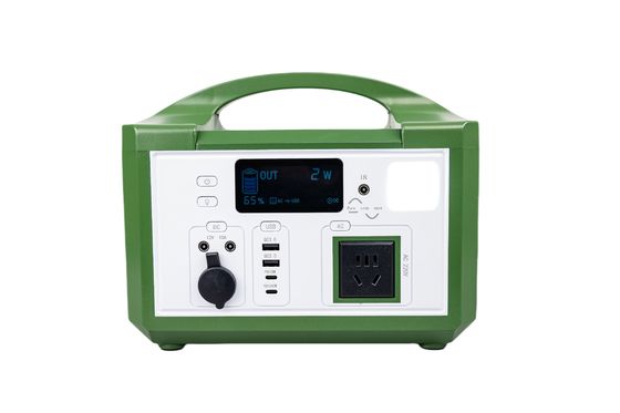 Cargador rápido MPPT Cotroller solar 600W Potencia Casilla de plástico verde Generador solar para sistema de respaldo al aire libre
