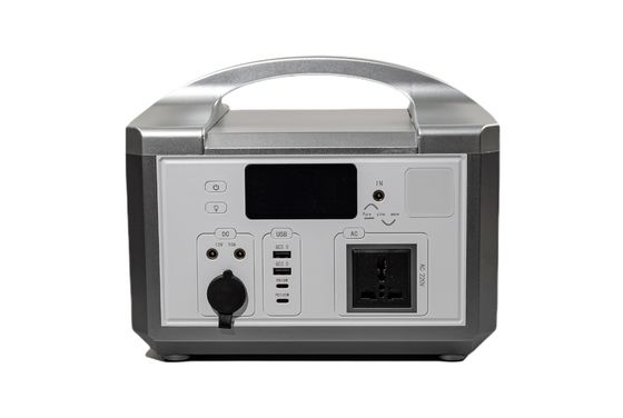 IP65 Fuente de alimentación portátil LifePO4 600WH Batería Potencia de salida Hasta 1200W Generador de energía solar para uso en el campamento / hogar