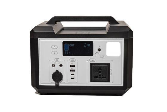 Duración de vida larga 220V 50HZ Inversor de un solo sentido Estación de generación de energía portátil con luz LED para suministro de energía de emergencia