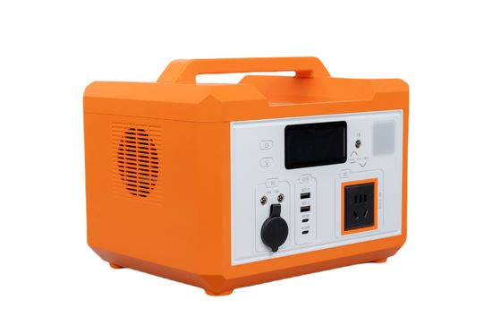 MPPT Soporte de almacenamiento de energía pequeña Sistema de energía solar portátil DC/AC 576WH para camping RV / electricidad doméstica