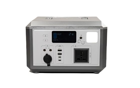 Interruptor de transferencia gratuito tomas de corriente alterna 600W PV Carga Mejor estación de energía con luz SOS para suministro de energía de emergencia