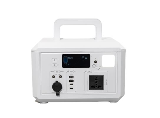 Recarga de reemplazo de anclaje 576WH LifePO4 Batería Estación eléctrica de acampada con paquete de baterías de material a prueba de fuego