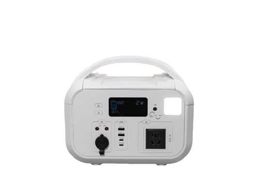 Luz de luz LED para recarga Lifepo4 cilíndrico con 3 tomas de corriente alterna Batería Banco de energía para teléfonos inteligentes