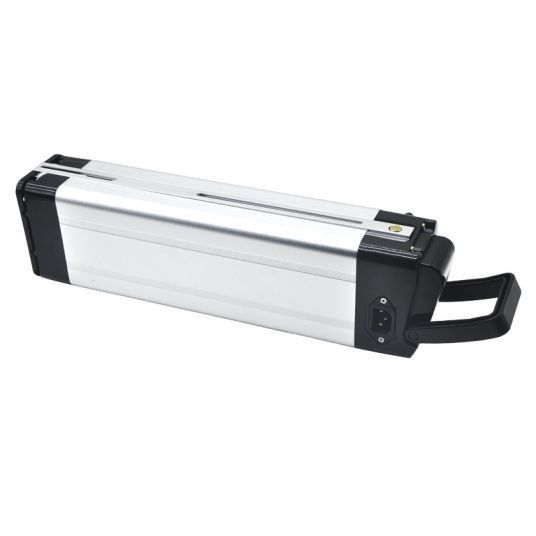 Ahorro de energía 4 pin 48V 10.4AH 18650 Litio Bicicleta eléctrica Sliver de la serie de pescado anti caída correa para la bicicleta eléctrica