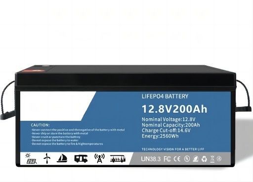 Batería del litio de BYD 12.8V 200AH Lifep04 con el LCD para el carro de golf