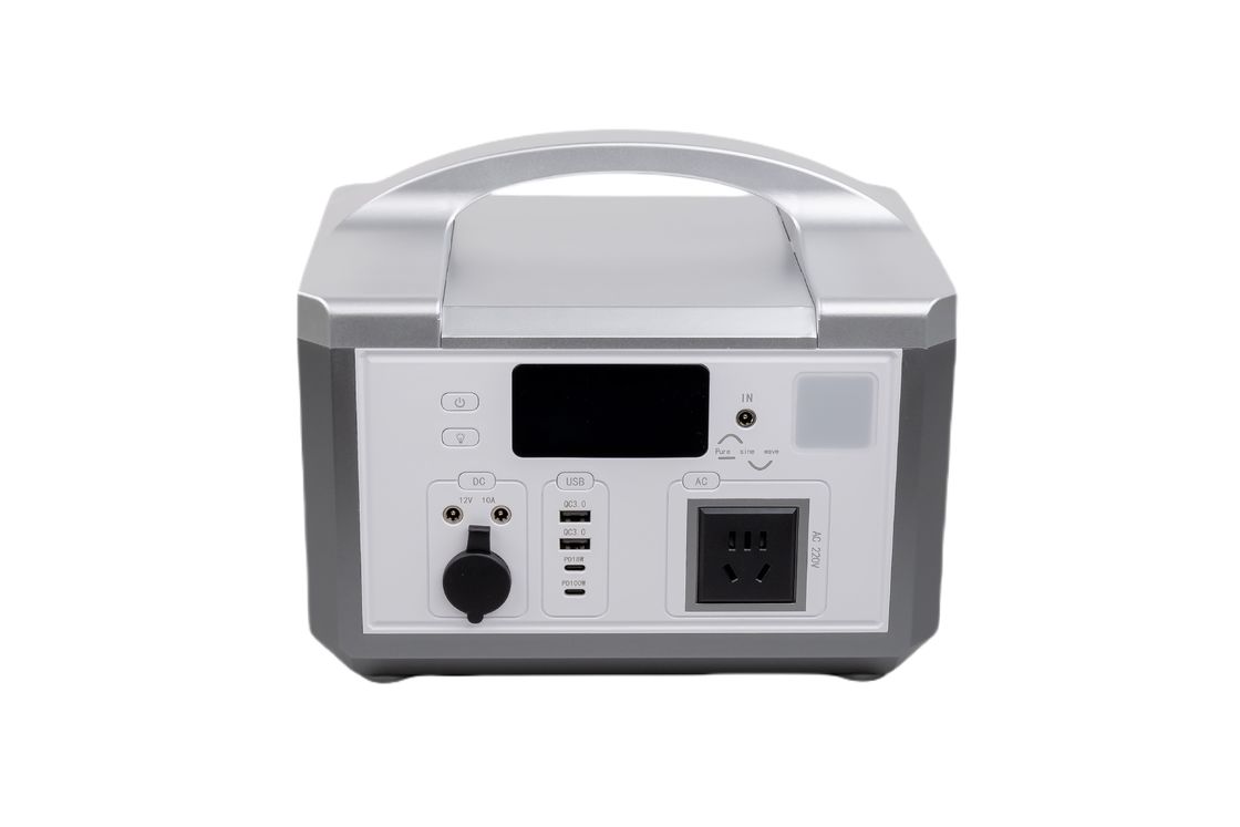 220V 50HZ DC12 300W AC Swtich QC3.0 Banco de energía solar portátil con luz LED para el sistema de almacenamiento de energía