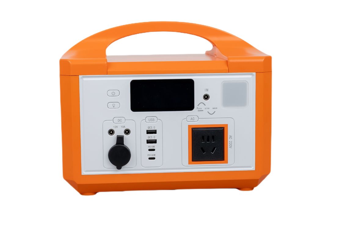 600W AC salida de recarga Batería de litio hierro fosfato con batería a prueba de fuego paquete de batería de respaldo Estación de energía para el suministro de drones