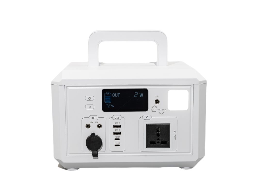 Recarga de reemplazo de anclaje 576WH LifePO4 Batería Estación eléctrica de acampada con paquete de baterías de material a prueba de fuego