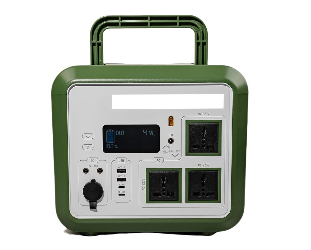 Generador de energía portátil con batería LFP recargable de alto rendimiento de hasta 3000W con panel solar portátil de 400W