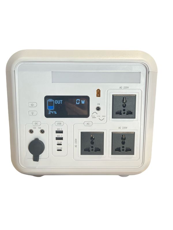 Carga rápida portátil a prueba de explosión en 3 horas Generador solar portátil de 1500W con Bluetooth para acampar al aire libre