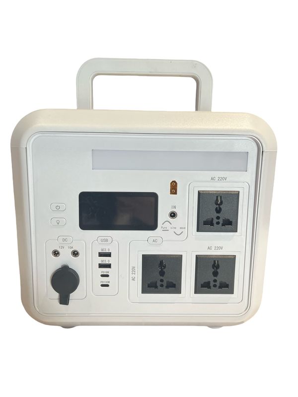 Sin efecto de memoria 1500W Potencia de salida todo en un sistema solar Estación de energía portátil con luz LED para camping RV