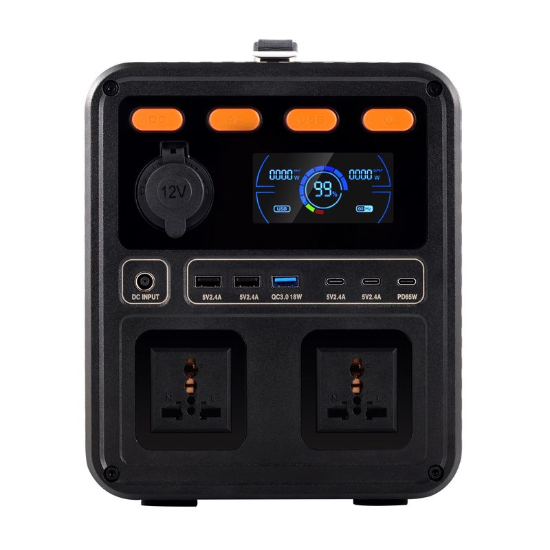 Duración de vida larga Energía solar de emergencia de salida de onda senoidal pura DC13V AC hasta 1300W Con aprobación CE / UL