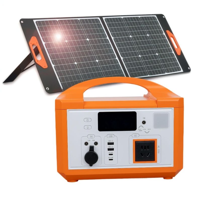 Recarga de ahorro de energía LifePO4 de batería Estación de energía portátil con panel solar para sistema solar fuera de la red